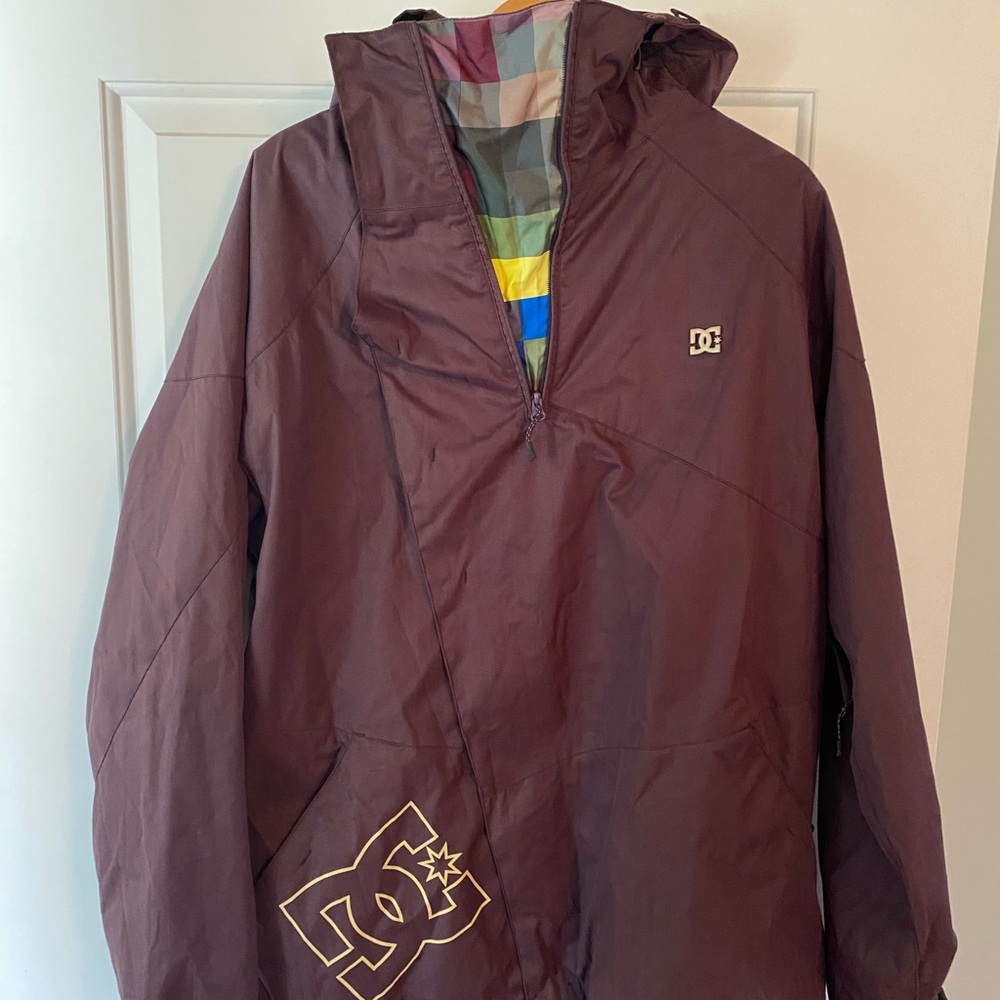 DC Burgundy Hooded Jacket